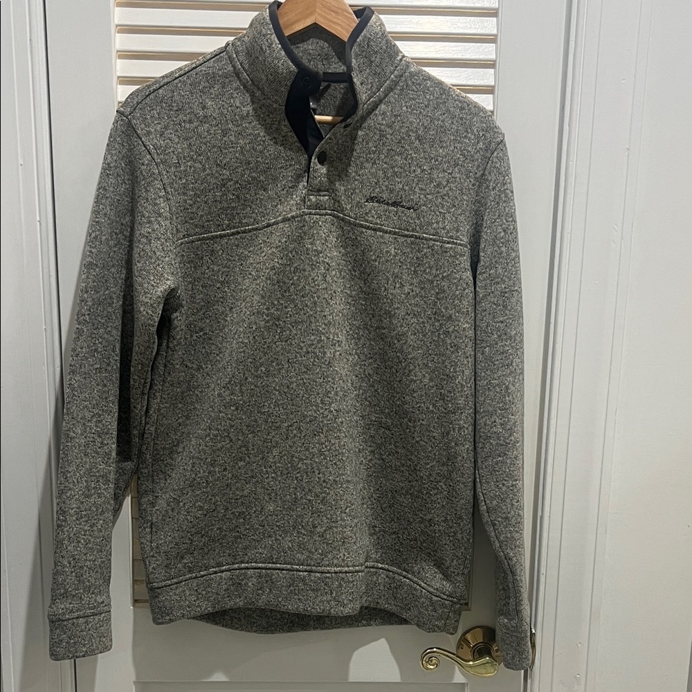 Eddie Bauer gray pullover - Med